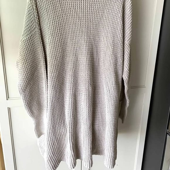 Soft Surroundings Oatmeal Cardigan Sweater - Picture 4 of 4